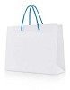 Clipped white gift bag