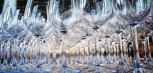 Background of wine glasses Background of wine glasses