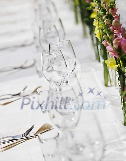 Nicely setted table Nicely setted table