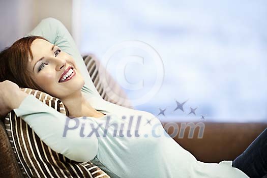 Happy smiling woman Happy smiling woman