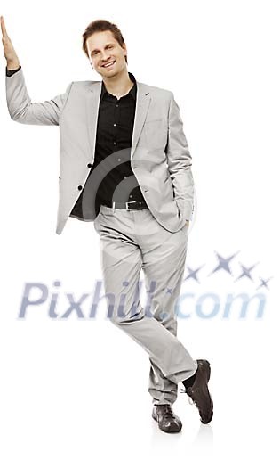 Clipped casual businessman Clipped casual businessman