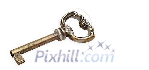 Clipped old key Clipped old key