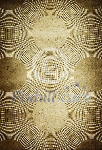 Background of old wallpaper with rings Background of old wallpaper with rings