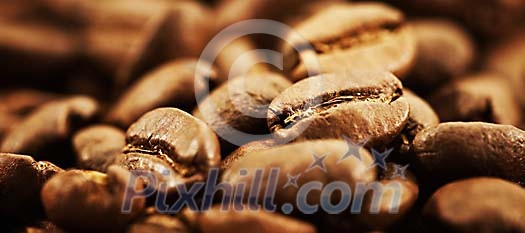 Background of coffee beans