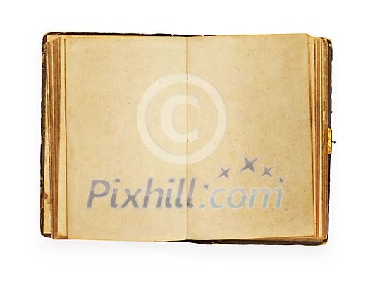 Clipped old books with blank pages Clipped old books with blank pages