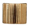 Clipped antique book