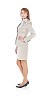 Clipped businesswoman posing