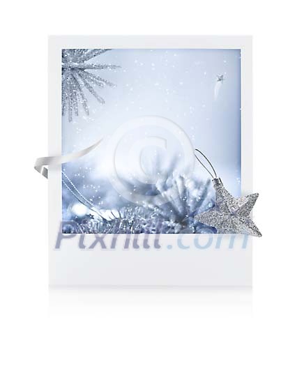 Polaroid of christmas theme Polaroid of christmas theme
