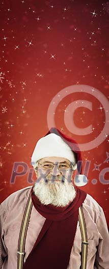 Santa on leisure time Santa on leisure time