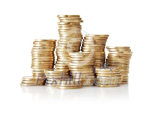 Stacks of coins Stacks of coins