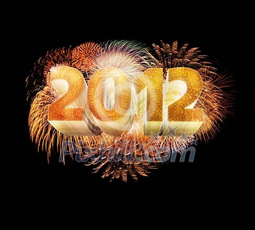 Fireworks over 2012 Fireworks over 2012