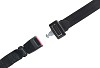 Isolated opened seat belt