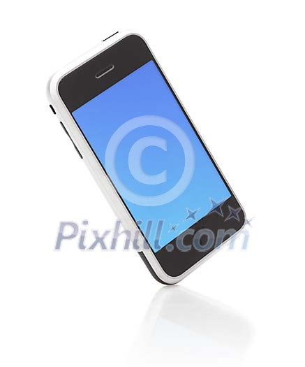 Isolated smartphone Isolated smartphone