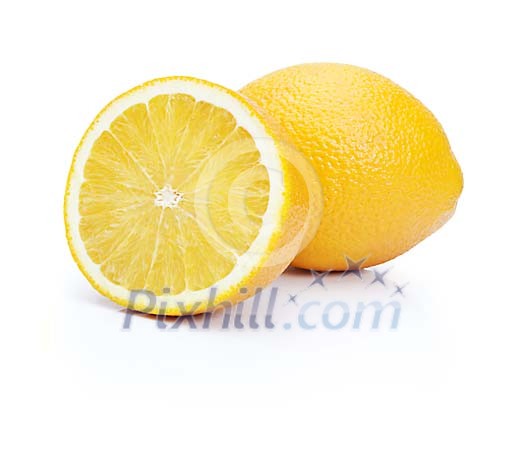 Isolated lemons Isolated lemons