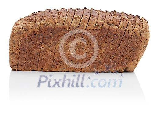 Isolated sliced bread Isolated sliced bread