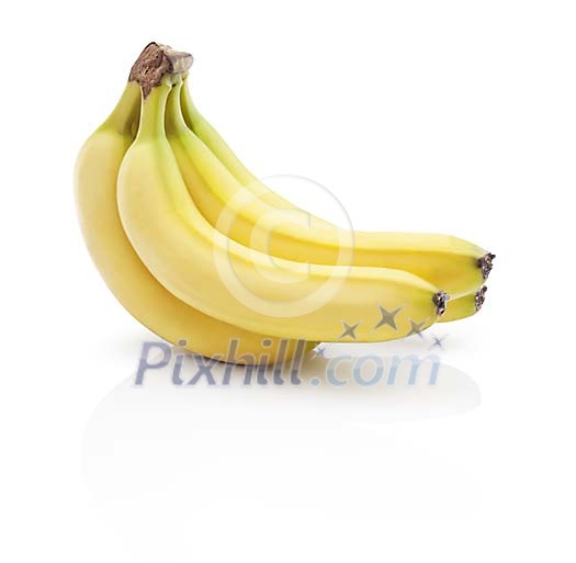 Isolated bunch of bananas Isolated bunch of bananas