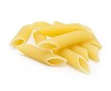 Isolated pile of raw pasta