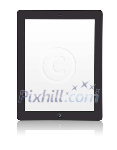 Isolated tablet computer Isolated tablet computer