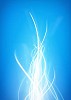Baclground of a energy flow on the blue background