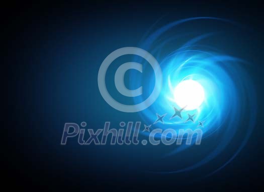 Swirling energy on a dark background Swirling energy on a dark background