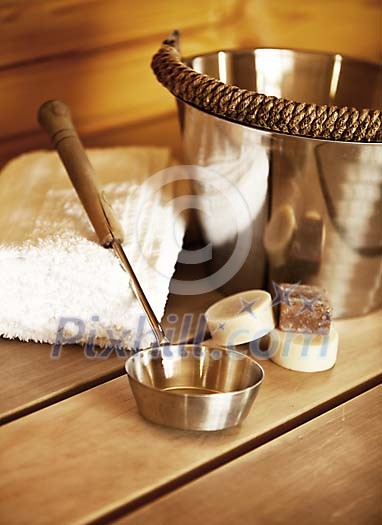 Feeling image of sauna set Feeling image of sauna set