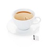 Isolated cup of tea