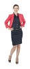 Isolated good looking businesswoman
