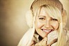 Woman with a hat and scarf