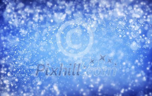 Snowy winter background