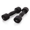 Isolated black dumbbells