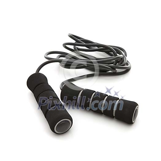 Isolated jumping rope Isolated jumping rope