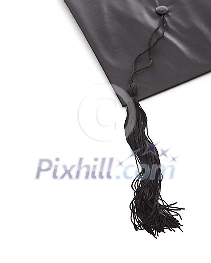 Tassel on the graduation cap Tassel on the graduation cap