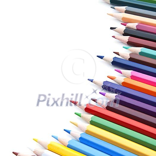 Different coloured pencils Different coloured pencils