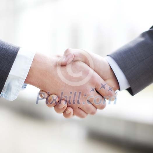 Two male shaking hands Two male shaking hands
