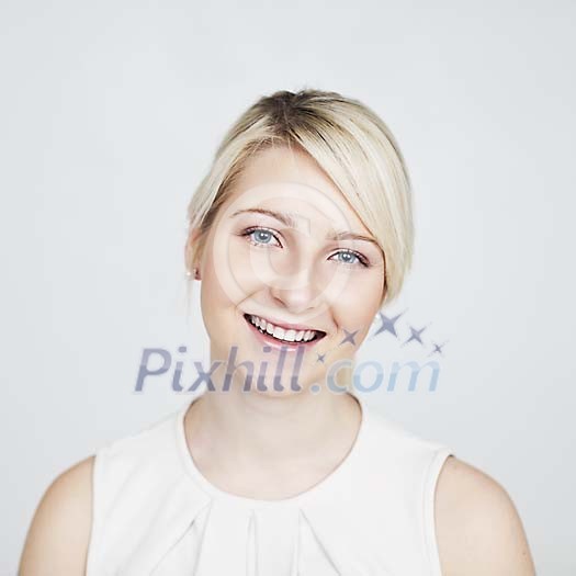 Portrait of a smiling woman Portrait of a smiling woman