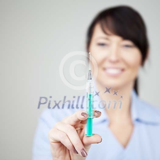 Nurse with a syringe Nurse with a syringe