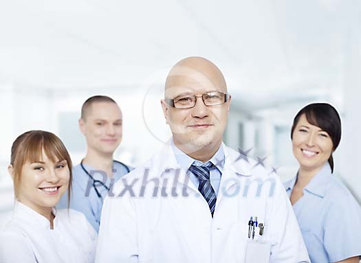 Smiling medical staff Smiling medical staff