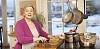 Senior female cooking in the kitchen