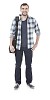Isolated man standing