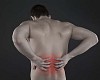 Man holding his hurting back