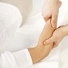 Arm being massaged