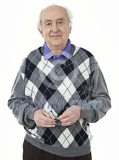 Isolated older man Isolated older man