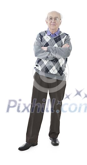 Isolated older man Isolated older man
