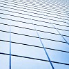 Background of a glass wall