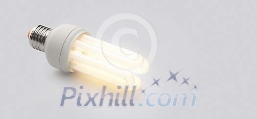 Illuminated lamp bulb Illuminated lamp bulb