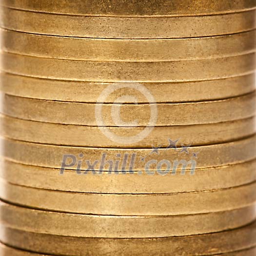 Background of stack of coins Background of stack of coins