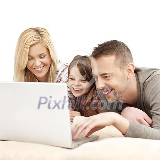 Family surfing in the net Family surfing in the net