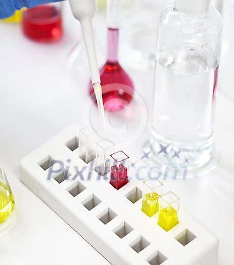 Chemistry test in the laboratory Chemistry test in the laboratory