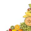 Fruit corner with clipping path