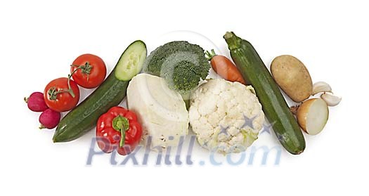 Selection of vegetables with clipping path Selection of vegetables with clipping path